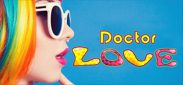 Логотип игрового автомата Doctor Love.