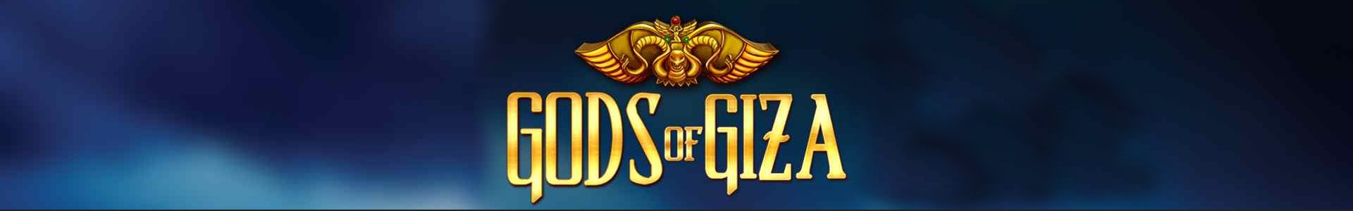 Логотип игрового автомата Боги Гизы.