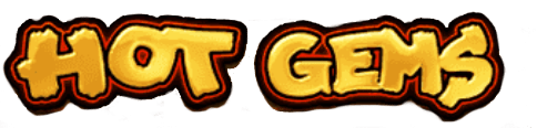 Логотип игрового автомата Hot Gems.
